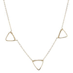 Triple Triangles Necklace