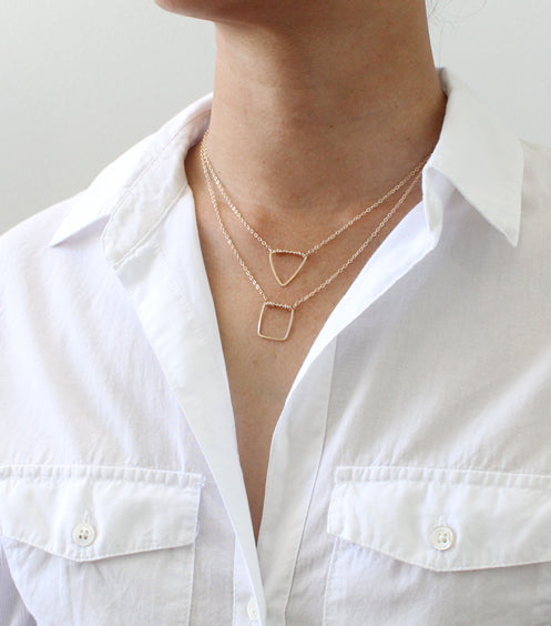 Small Geo Shape Necklace