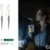 Felicity Smoak Oxidized Zipper Earrings Arrow