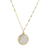 Fern Mother of Pearl Necklace