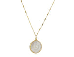 Mother of Pearl Fern Necklace