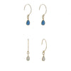 Opal Droplet Earrings