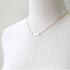 Slim ID Necklace, gold
