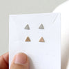 Dainty Triangle Post Earrings