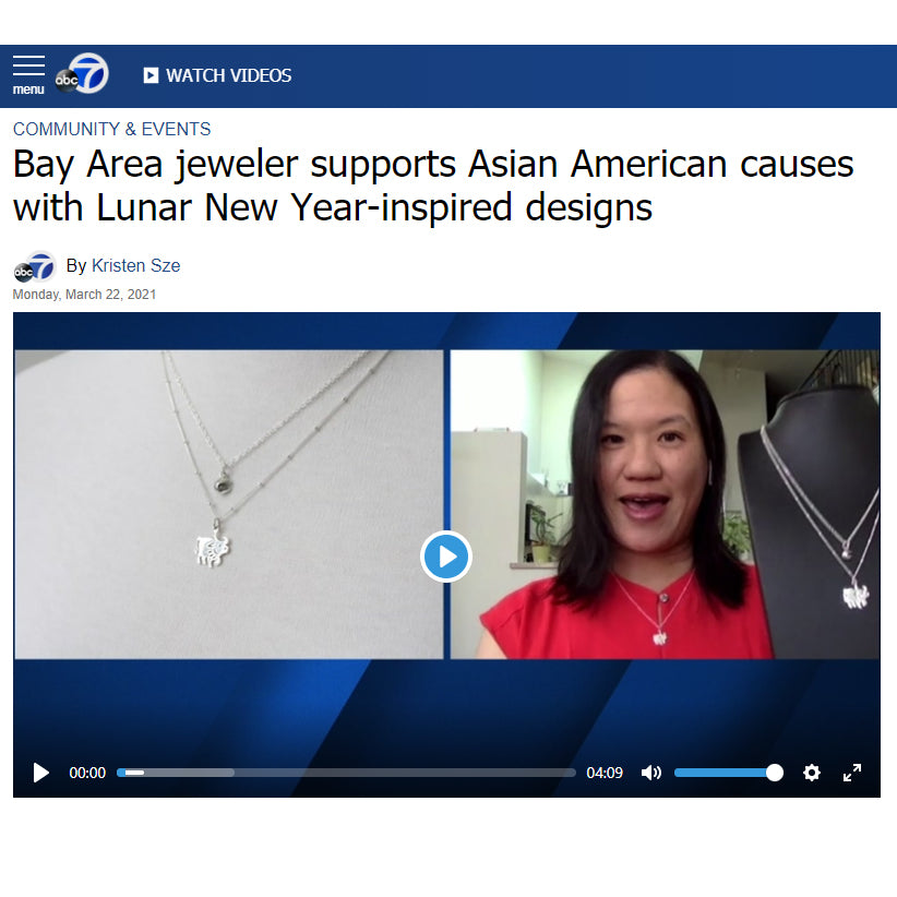 Bay Area Jewelry Designer Supports Asian American Causes ABC7 News