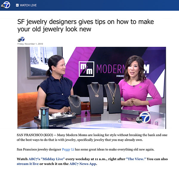 Jewelry Hacks on ABC7 Midday Live