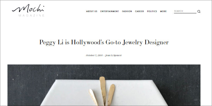 Mochi Magazine - Peggy Li is Hollywood's Go-To Designer