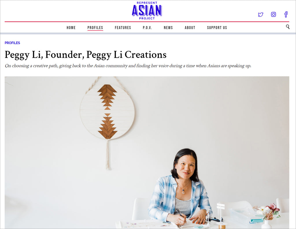 Represent Asian Project - Peggy Li Creations