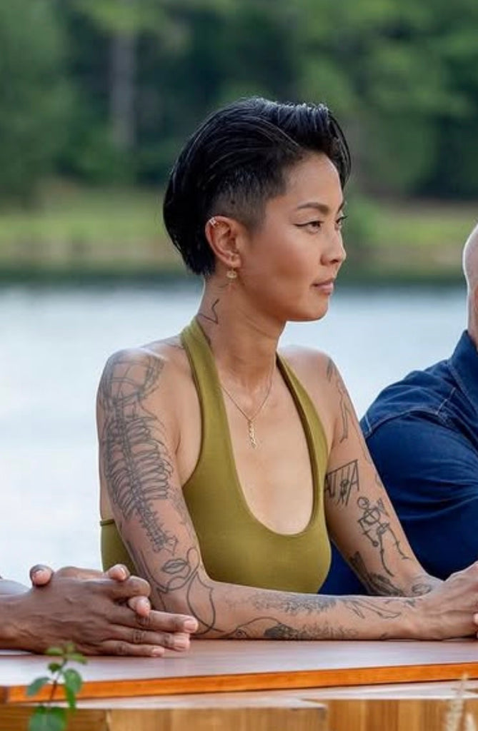 Kristen Kish gold chain necklace