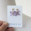 Amethyst Quatrefoil Earrings