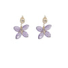 Amethyst Quatrefoil earrings
