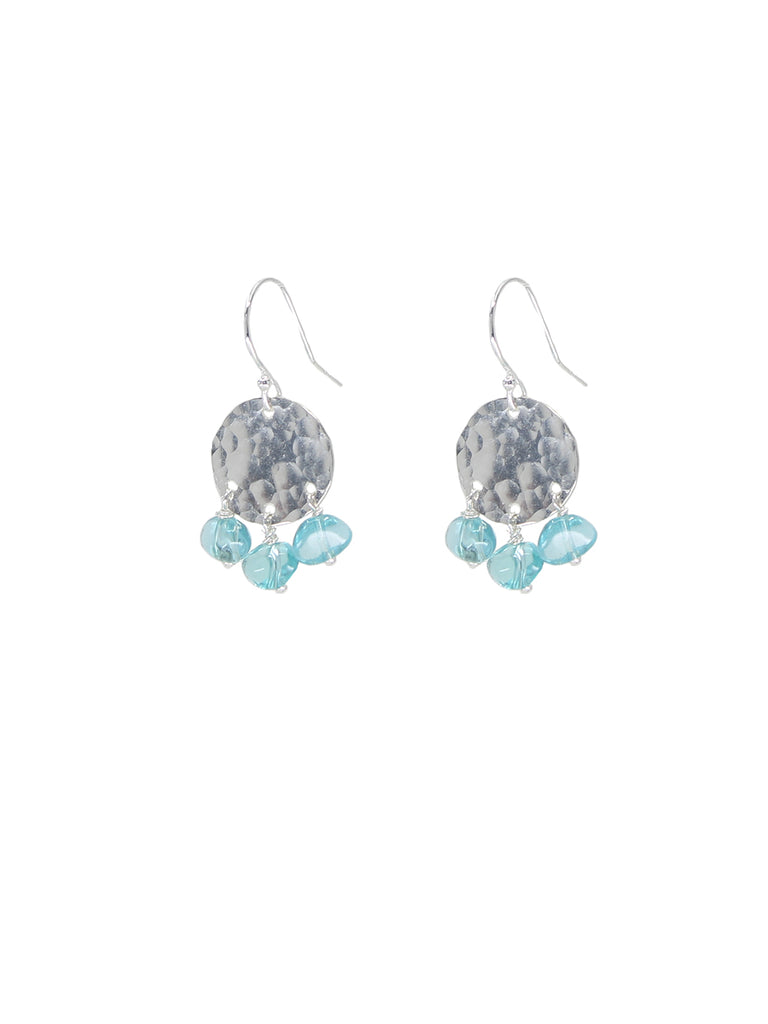 Apatite Disc Earrings
