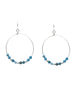 Apatite Hoop Earrings