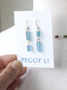 Aquamarine Chunk Earrings