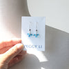 Electric Blue Bud Earrings