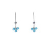 Electric Blue Bud Earrings