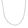 Mini Aquamarine beaded necklace