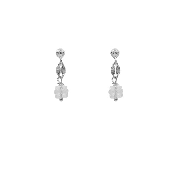 Baby Starburst Earrings Silver