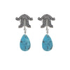 Bali Turquoise Post Earrings
