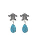 Bali Turquoise Post Earrings