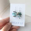 Blue Opal Stack Earrings