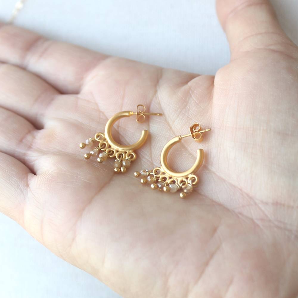 Luxe Half Hoop Earrings