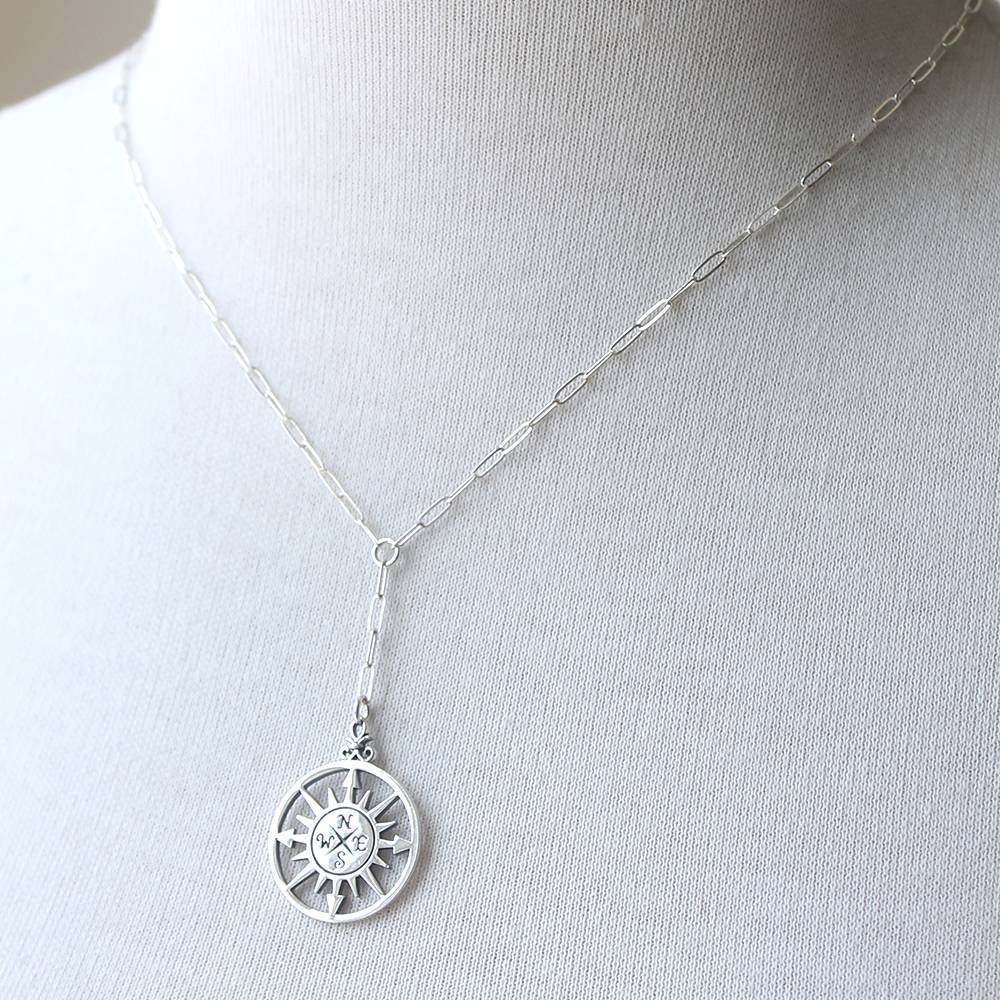 Compass Y Necklace