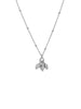 Dakota Hearts Necklace, silver