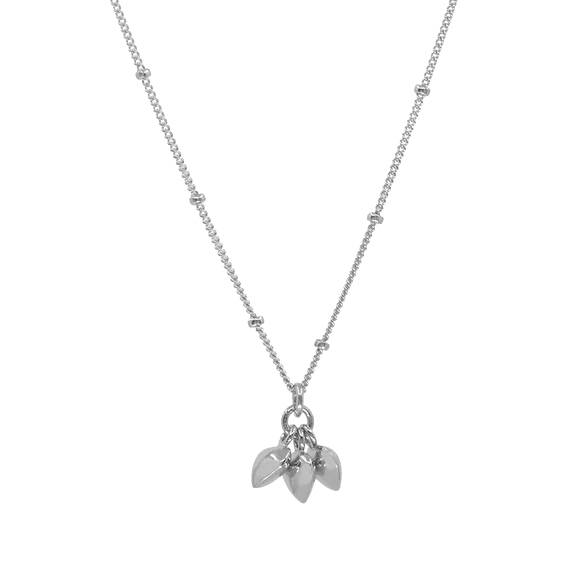 Dakota Hearts Necklace in sterling silver