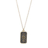Evil Eye Tile Necklace