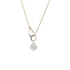 Green Amethyst Front Clasp Necklace