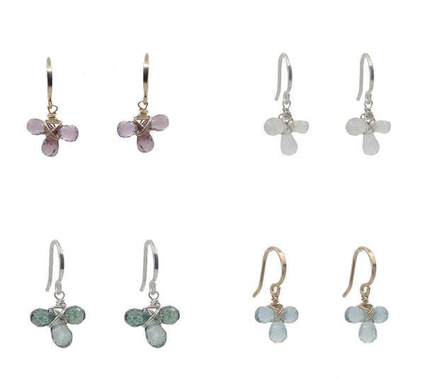 Gem Cluster Earrings