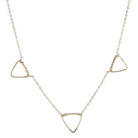 Triple Triangles Necklace