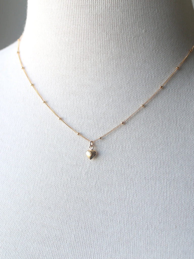 Dakota Hearts Necklace in gold plate