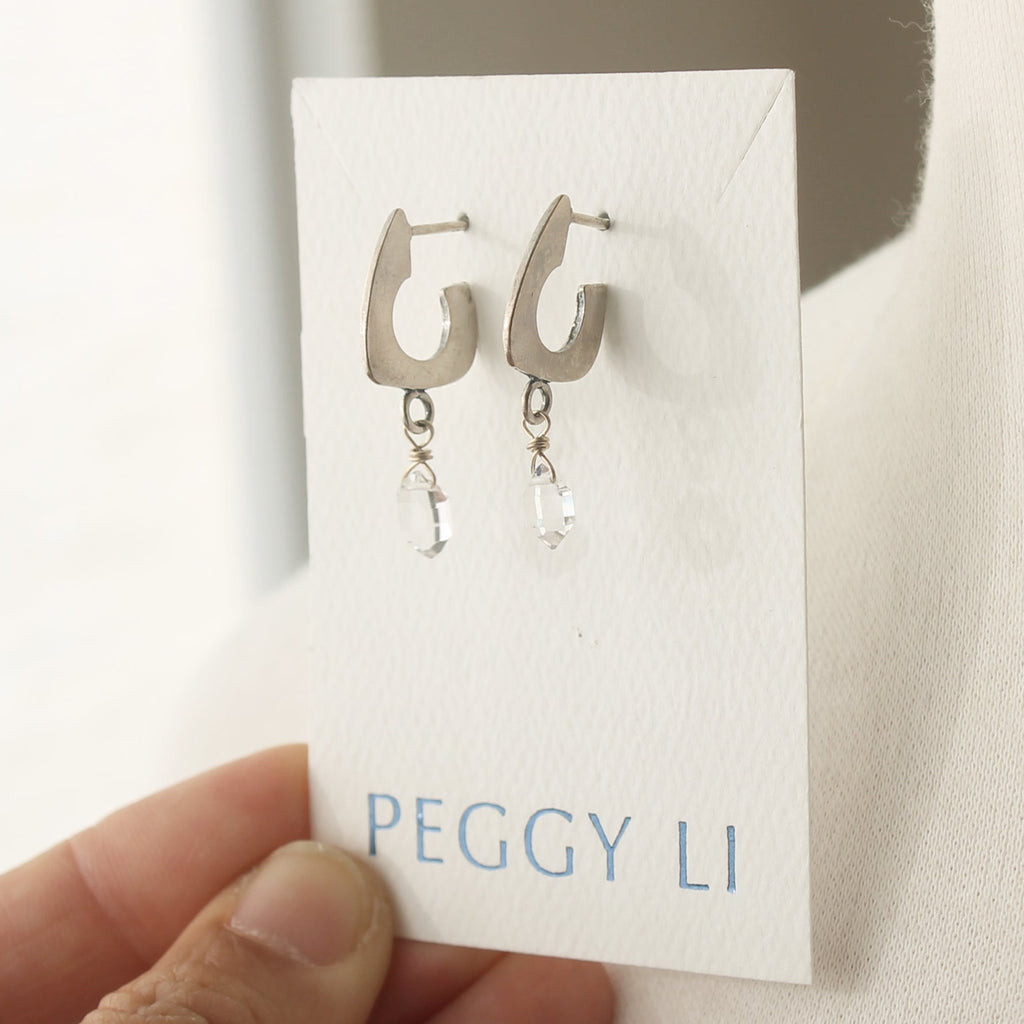 Herkimer Blade Earrings