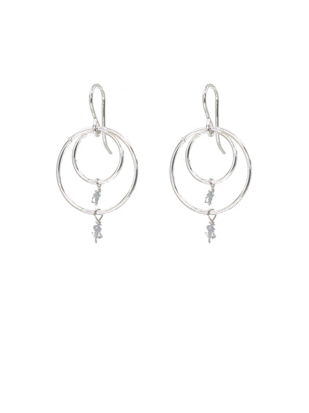 Herkimer Hooped Earrings