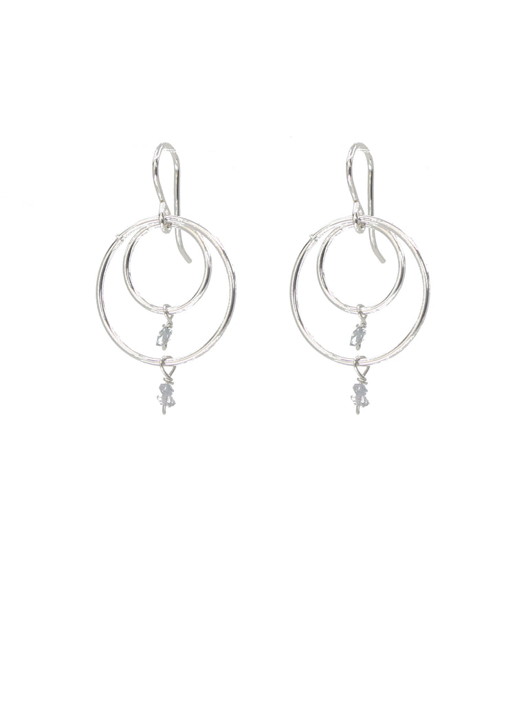 Herkimer Hooped Earrings