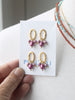 Fuchsia Pearl Earrings