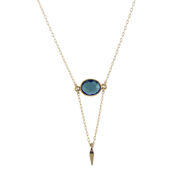 Iolite Point Necklace