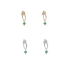 Jade Ovals Earrings