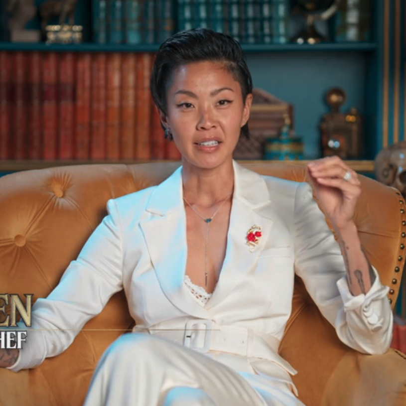 Kristen Kish Traitors rosary necklace