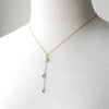 Delicate stone necklace