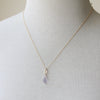 Lavender Quartz Briolette Necklace