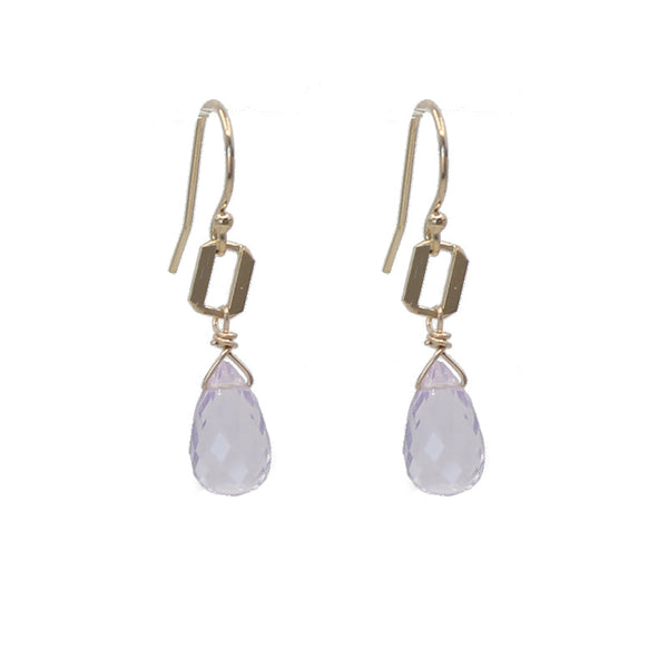 Lavender Amethyst Earrings