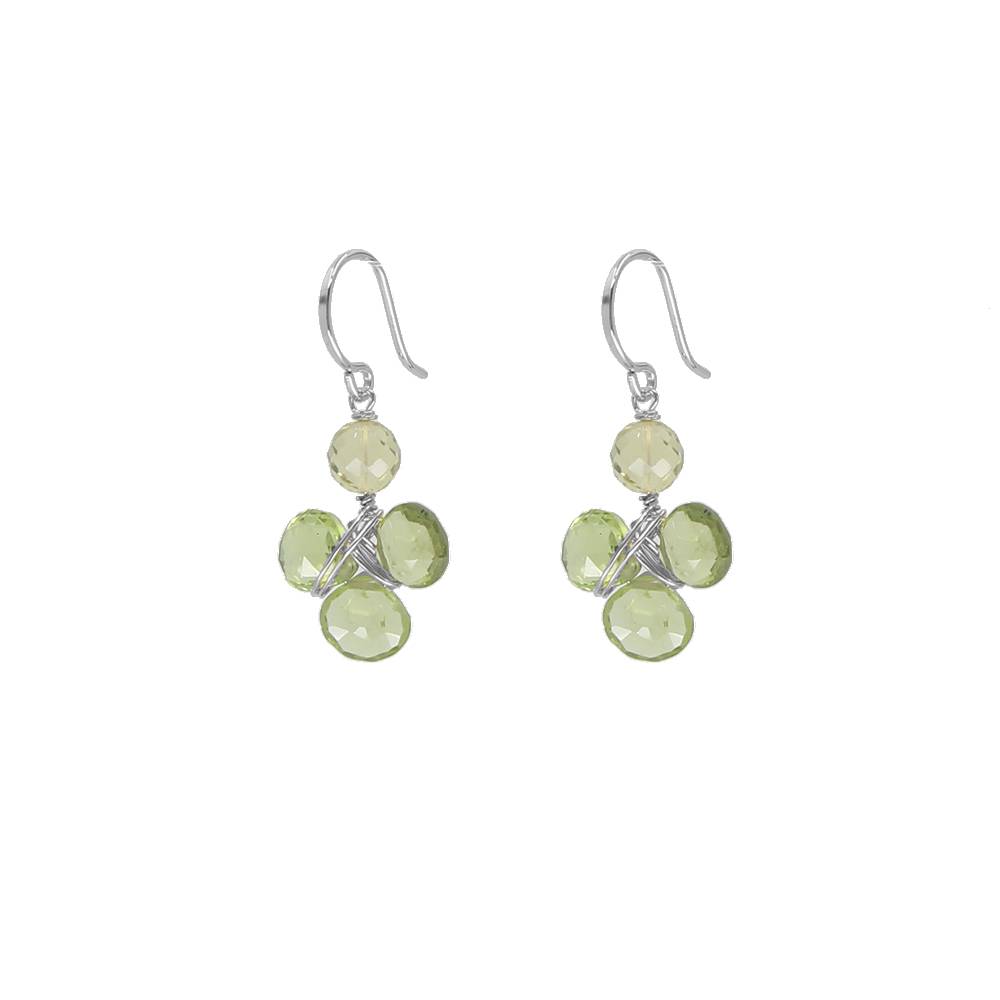Lemon Lime Earrings in sterling silver