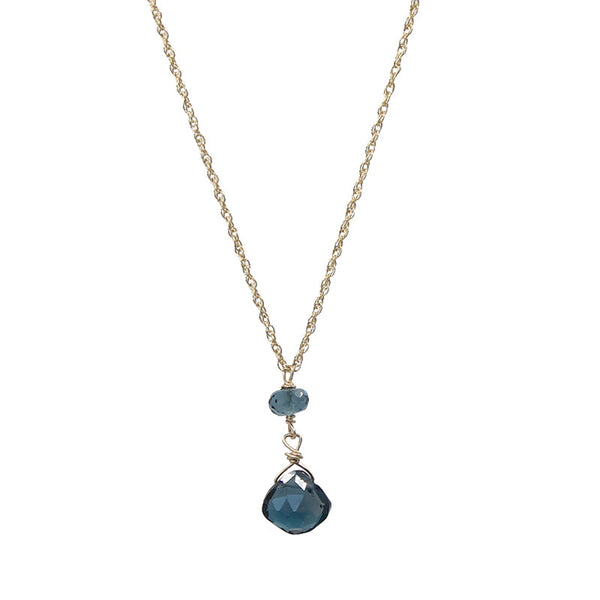 London Blue Topaz Necklace