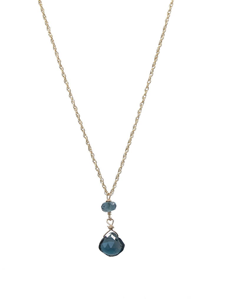 London Blue Topaz Necklace