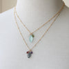 Multicolored gemstone necklaces