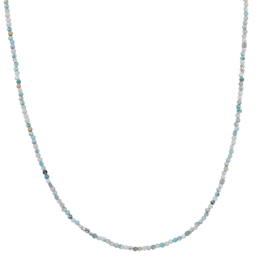 Mini turquoise bead necklace