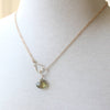 Olive Clasp Necklace
